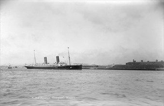 RMS 'Lucania' at Liverpool, 1890-1910