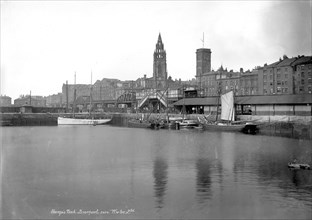 St George's Dock and Pierhead, Liverpool, 1890-1910