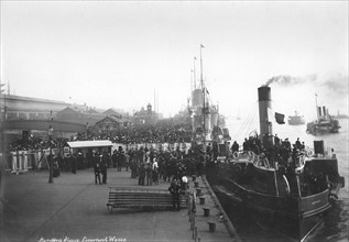 Liverpool Landing Stage, Pierhead, Liverpool, 1890-1910