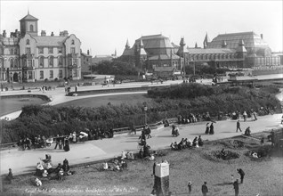 Royal Hotel and Winter Gardens, Southport, Lancashire, 1890-1910