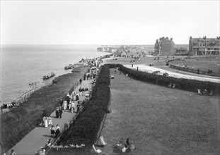 The front at Margate, Kent, 1890-1910