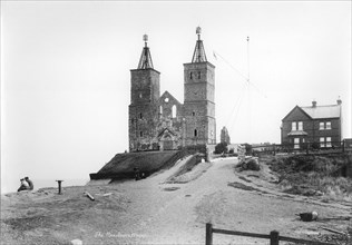 St Mary's Abbey, Reculver, Herne Bay, Kent, 1890-1910