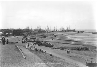 Tankerton Beach, Whitstable, Kent, 1890-1910