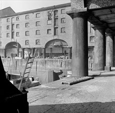 Albert Dock, Liverpool, Merseyside, 1956