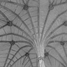 Fan vaulting in Westminster Abbey, London, 1945-1980