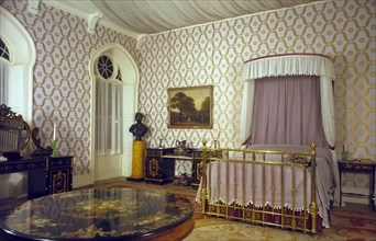 Queen Victoria's bedroom, Royal Pavilion, Brighton, East Sussex, 1960s