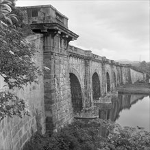 Lune Aqueduct, Lancaster Canal, Lancashire, 1945