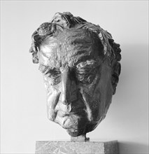 Sculpture of Vaughan Williams at the Royal Festival Hall, Lambeth, London, c1951-1952