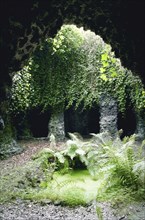 A grotto at Dalton Young premises, Tower Lane, Warmley, Avon