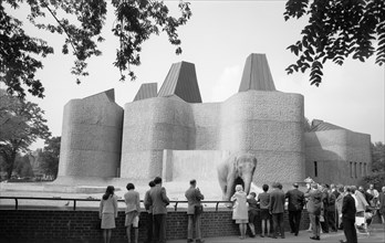Elephant and Rhino Pavilion, Zoological Gardens, Regent's Park, St Johns Wood, London, c1965-1980
