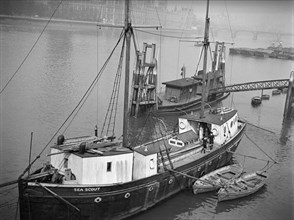 The 'Sea Scout', Lambeth Pier, London, c1945-1965