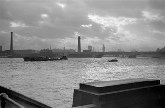 River Thames, Lambeth, London, c1945-1951