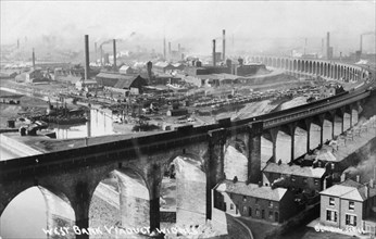 West Bank Viaduct, Widnes, Cheshire, c1920
