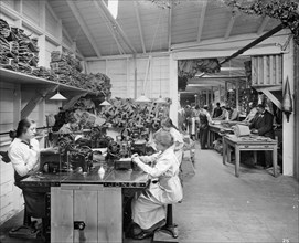 Workshop, Hampton's Munitions Works, Lambeth, London, 1914-1918