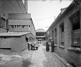 Storage areas, Hampton's Munitions Works, Lambeth, London, 1914-1918