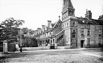 Powell's Almshouses, Fulham, London, c1860-1922