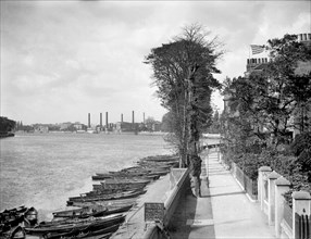 Lower Mall, Hammersmith, London, 1885