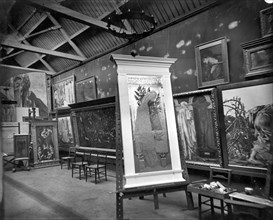 Burne-Jones's studio, The Grange, Fulham, London, c1890-1898