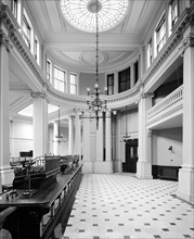 Interior of Coutts & Co bank, 440 The Strand, Westminster, London