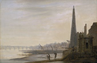'Westminster from York Stairs', c1780. Artist: Unknown