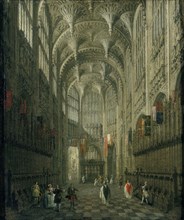 'Interior of Henry VII's Chapel, Westminster Abbey', c1750. Artist: Canaletto