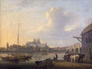'Westminster from the South', c1810. Artist: William Anderson