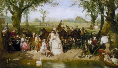 'A Summer Day in Hyde Park', 1858. Artist: John Ritchie