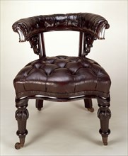 Charles Dickens' chair, before c1859. Artist: Unknown