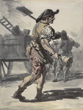 A London coalman, 1759. Artist: Paul Sandby