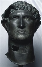 Bronze head of the Emperor Hadrian, Roman, (c122 AD?). Artist: Unknown