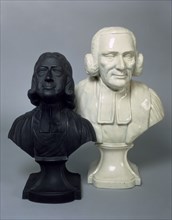 Busts of George Whitefield and John Wesley. Artist: Unknown