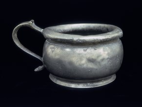 Pewter chamber pot, 18th century. Artist: Unknown