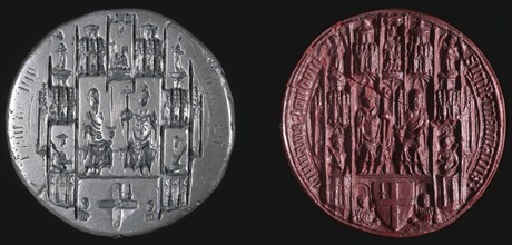 Mayoralty seal, medieval, 1381. Artist: Unknown