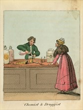'Chemist & Druggist', 1818. Artist: John Harris