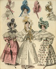 Newest London and Paris fashions, (c1830-c1840?). Artist: Unknown