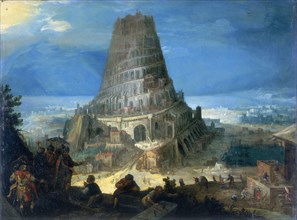 The Tower of Babel, 1595. Artist: Lucas van Valckenborch