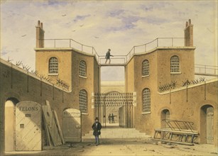 House of correction, Clerkenwell, London, c1850. Artist: Thomas Hosmer Shepherd