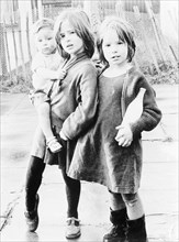 Three children, Chalk Farm, Camden, London, 1965.  Artist: Henry Grant