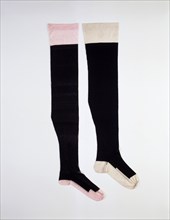 Silk stockings worn by Queen Victoria, post 1861. Artist: Unknown