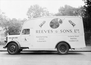 Van belonging to Reeves & Sons, manufacturers of artists' materials, London, (c1930s?). Artist: Unknown