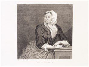 Portrait of Sarah Malcolm, 18th century. Artist: Unknown