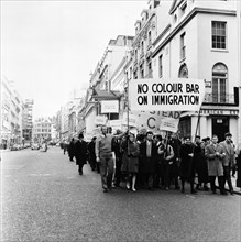 Demonstration march, London, 1962. Artist: Henry Grant