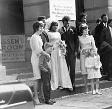 Wedding party, Camden, London, 1969. Artist: Henry Grant