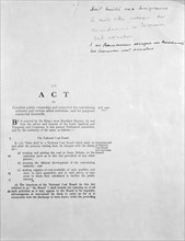 Act for The National Coal Board, 1946. Artist: Unknown