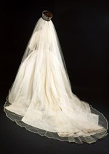 Princess Margaret's Wedding Dress - Rear View, 1981. Artist: Unknown