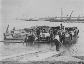 A Calthorpe Minor car on the ferry at Southampton, July 1920. Artist: Unknown