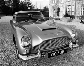 James Bond's Aston Martin DB5, used in the film Goldfinger, (c1964?). Artist: Unknown