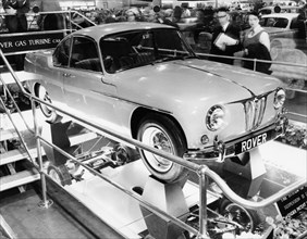 1956 Rover 105R T3 gas turbine car at the Earl's Court Motor Show, London, 1956. Artist: Unknown