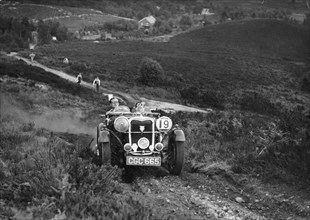 1936 Singer 1.5 litre Le Mans, (late 1930s?). Artist: Unknown