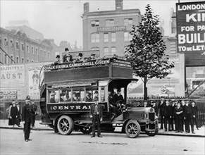 1908 Leyland bus, (c1908?). Artist: Unknown